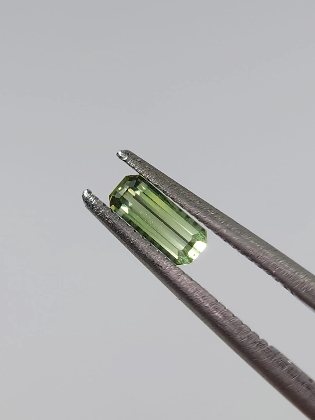 0.26ct Natural Mint Green Tourmaline Emerald cut loose Gemstone From Afghanistan — view 1